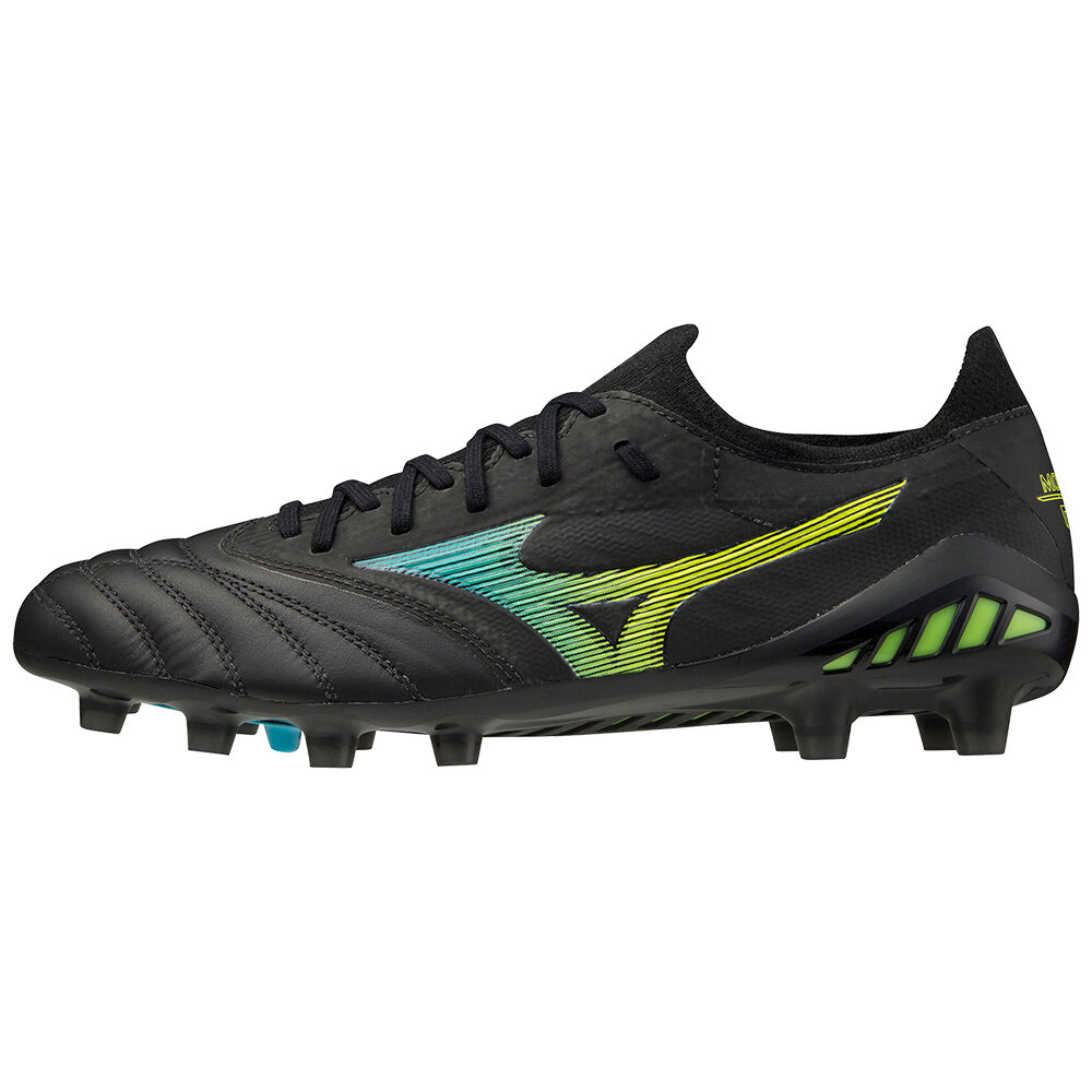 Chuteiras Mizuno Morelia Neo Iii Beta Elite - Homem - Pretas/Azuis Turquesa - PJQVE0658